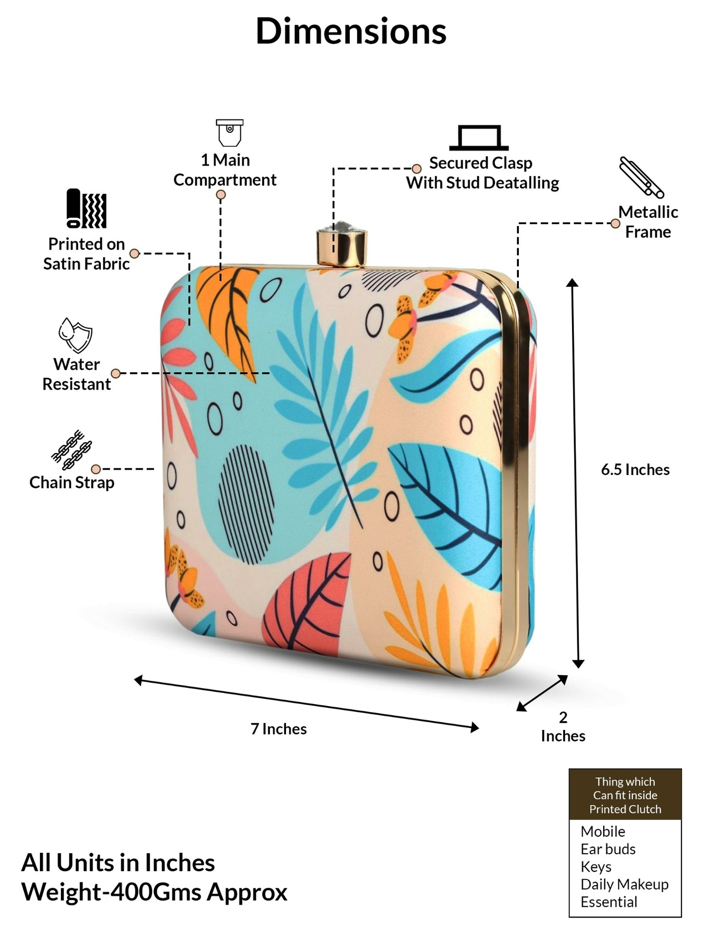 Leaf It Girl – Tropical Vibe Clutch for Your Fresh Fashion Days