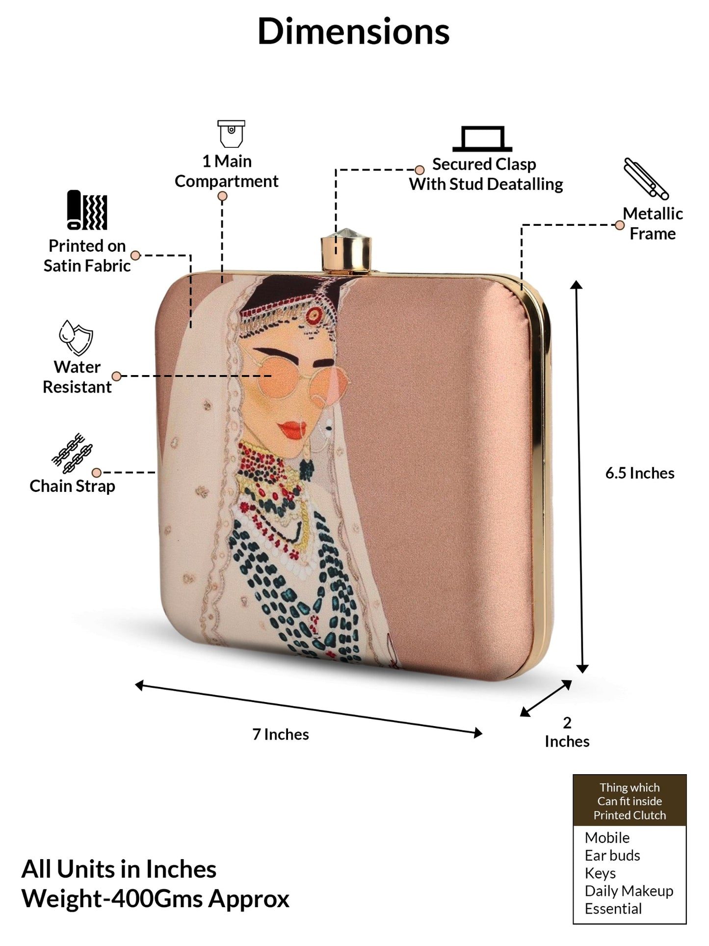 Maharani Swag – Regal Bride Clutch with a Modern Twist