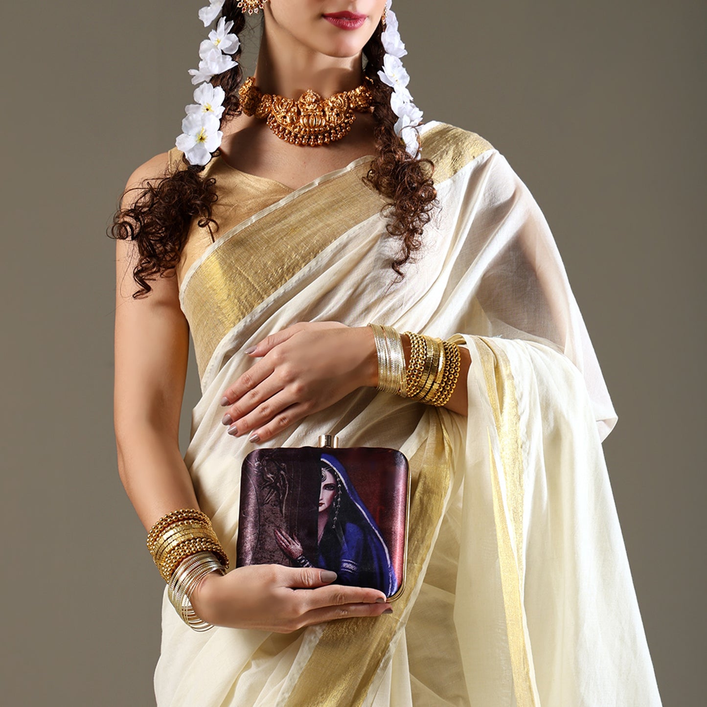 Naazneen – Ethnic Art Clutch for Royal & Festive Looks