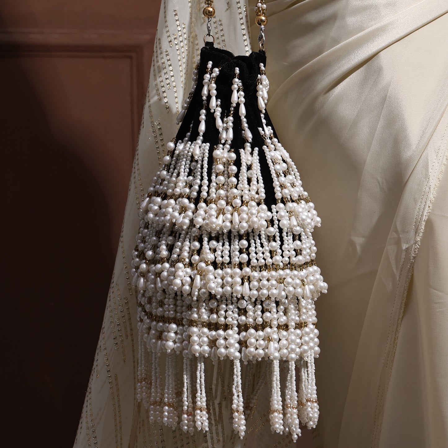 Velvet Drape – Potli Bags for Ladies & Girls | Women Shagun Pouches for Festive Seasons | Bridal Purse