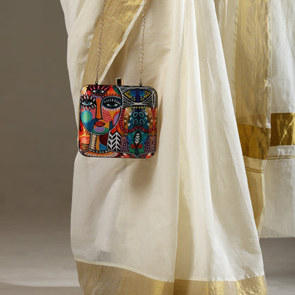 Jungle Rani – Tribal Art Clutch for Bold Boho Queens