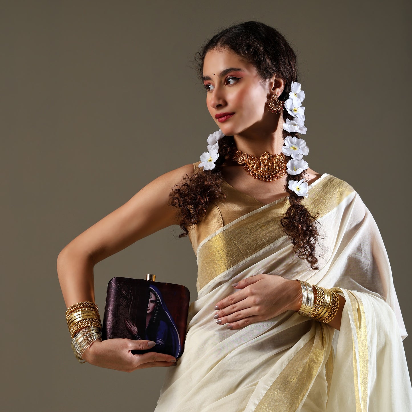 Naazneen – Ethnic Art Clutch for Royal & Festive Looks