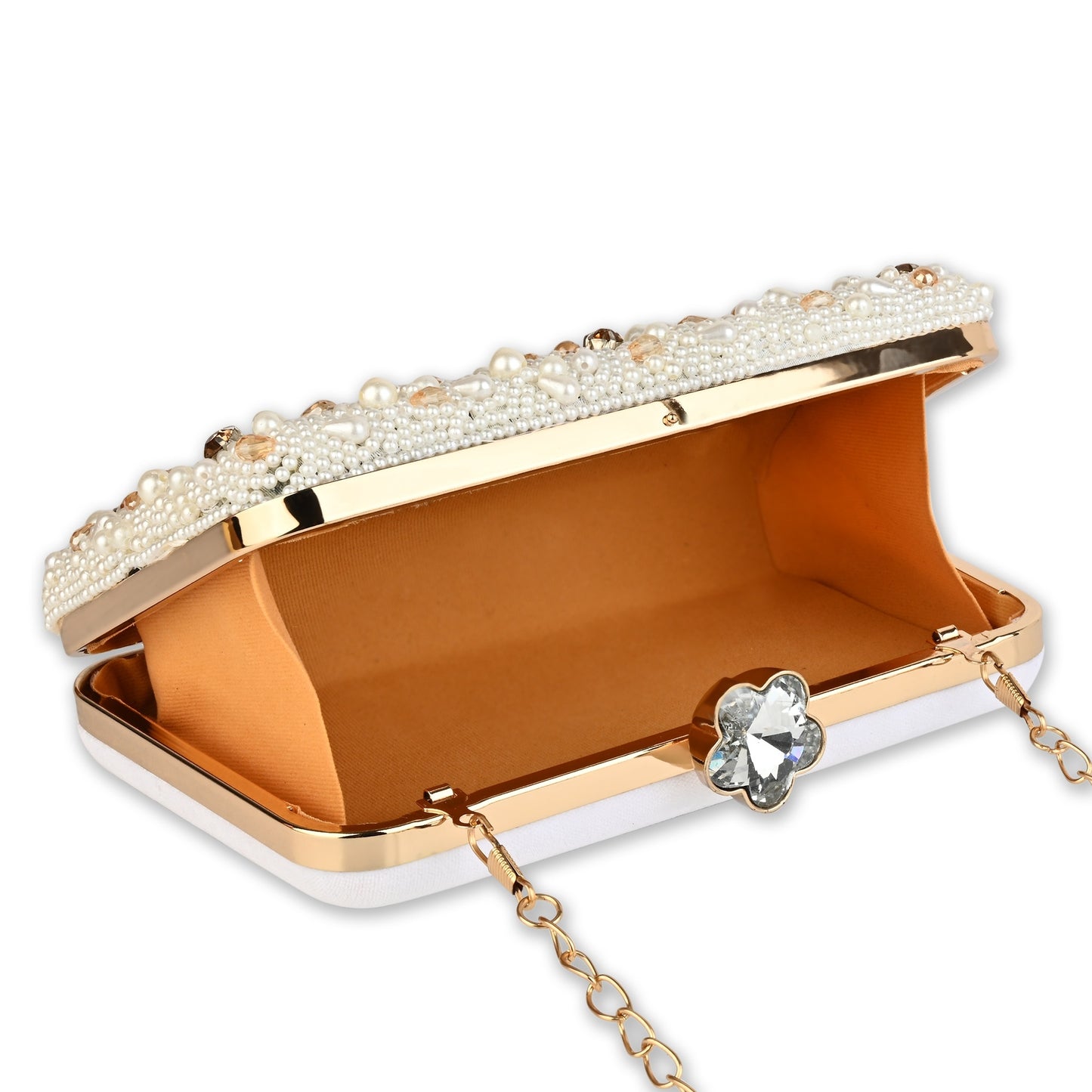 Opal Essence Fancy Clutches, Evening Bridal Wedding Party Clutch Purse for Women